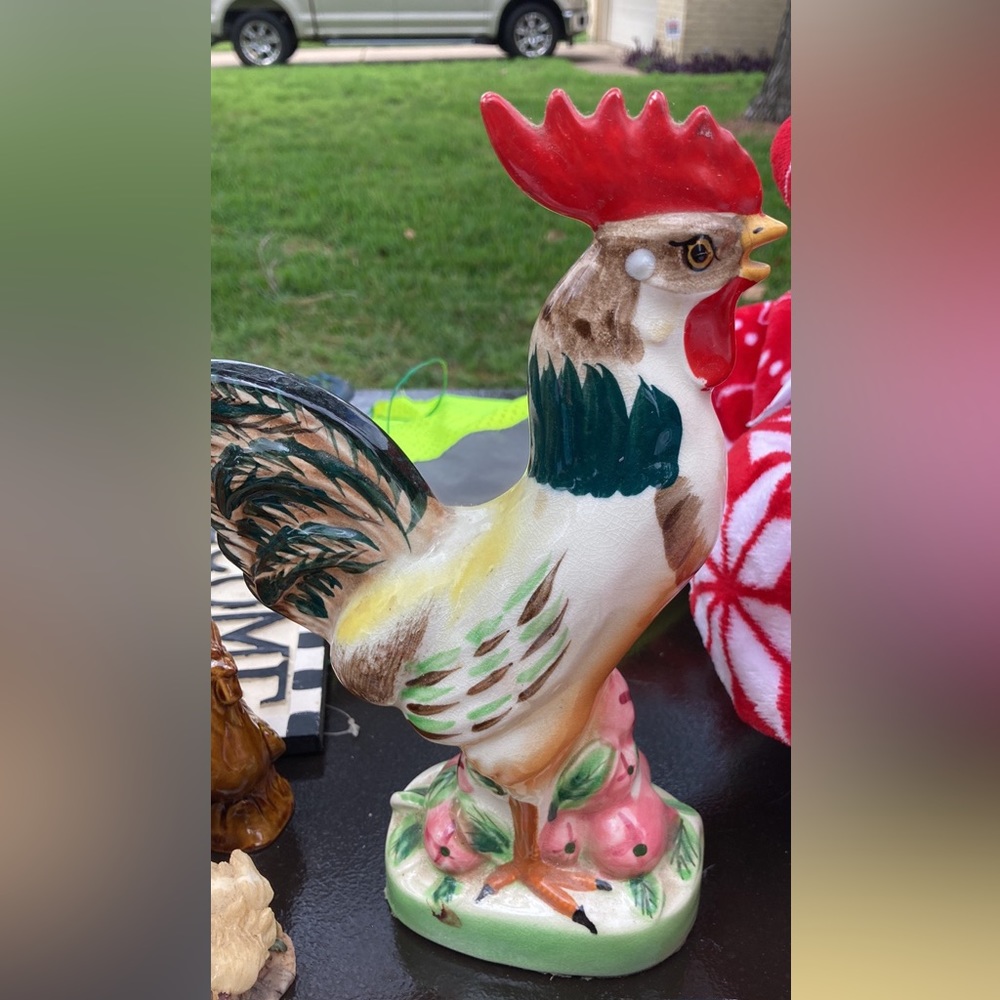 Beautiful ceramic rooster